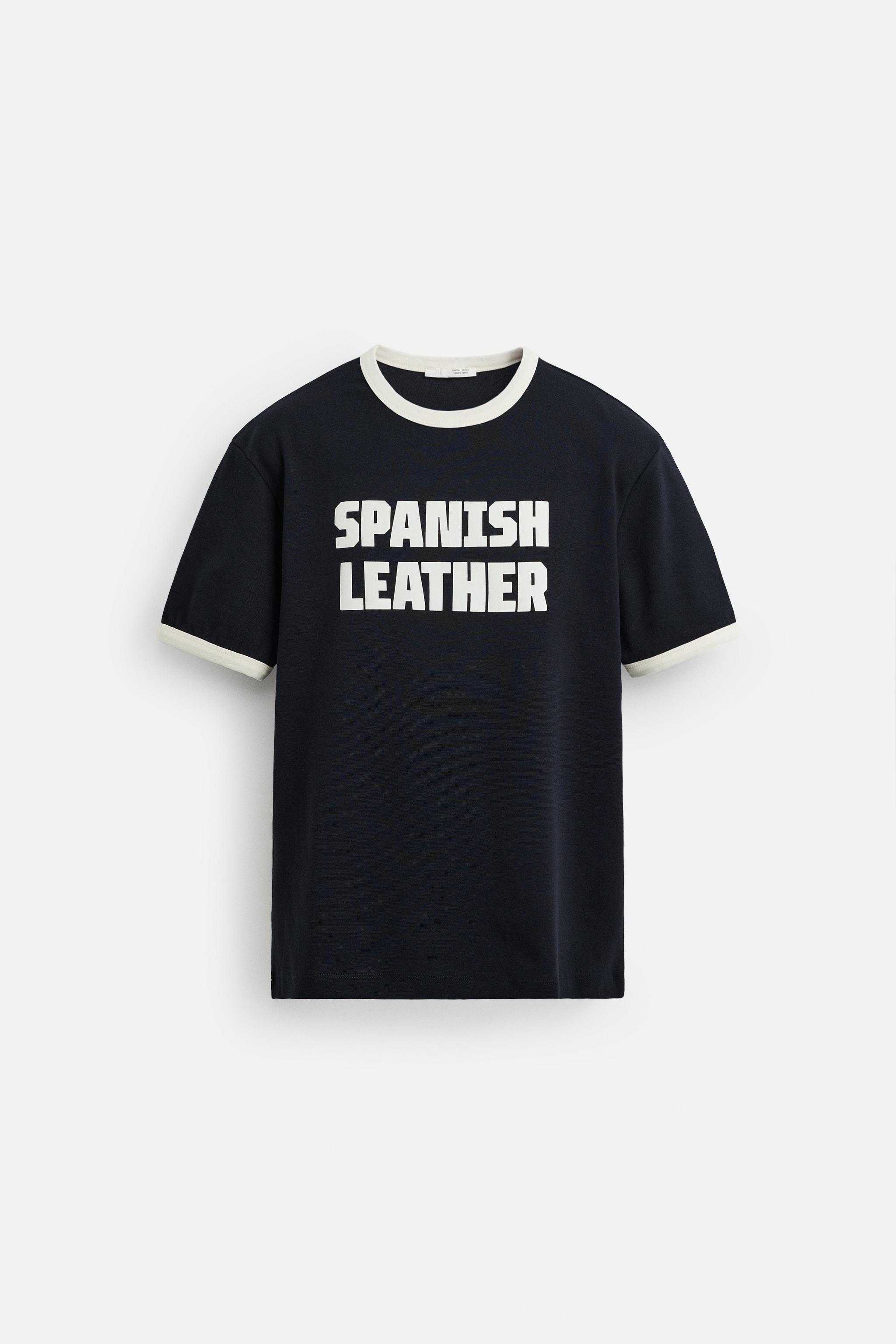 GUITARRICADELAFUENTE RIBBED TEXT T-SHIRT